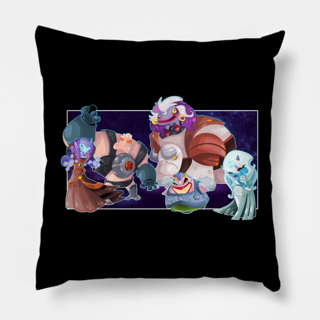 Lunatacks Pillow by vancamelot