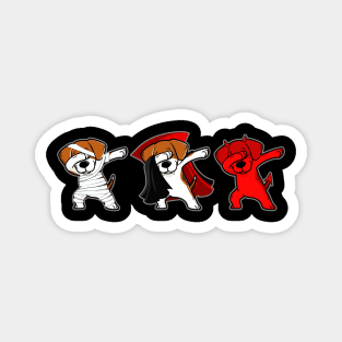 Beagle Dabing Horror Halloween T-shirt Magnet