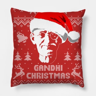 Mahatma Gandhi Christmas Pillow