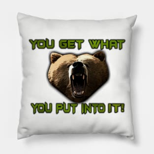 PRO WORKOUT BEAR! Pillow