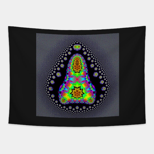 Atomic Fusion -  Lotus Position Tapestry by Boogie 72