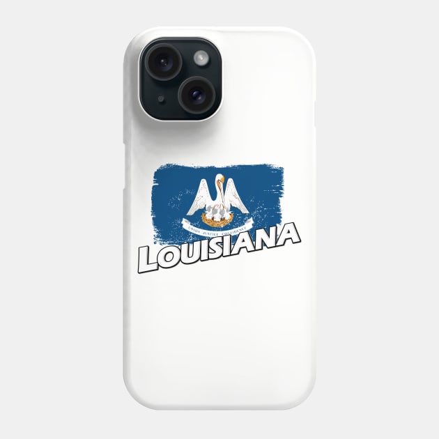 Louisiana flag Phone Case by PVVD