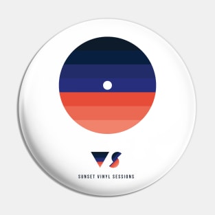 Sunset Vinyl Session Pin