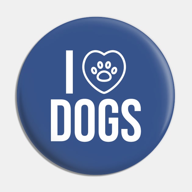 I Love Dogs Pin by Doris4all