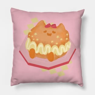 Cream Puff Kitten! Pillow