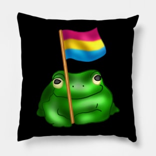 Pansexual LGBTQ Frog Pillow