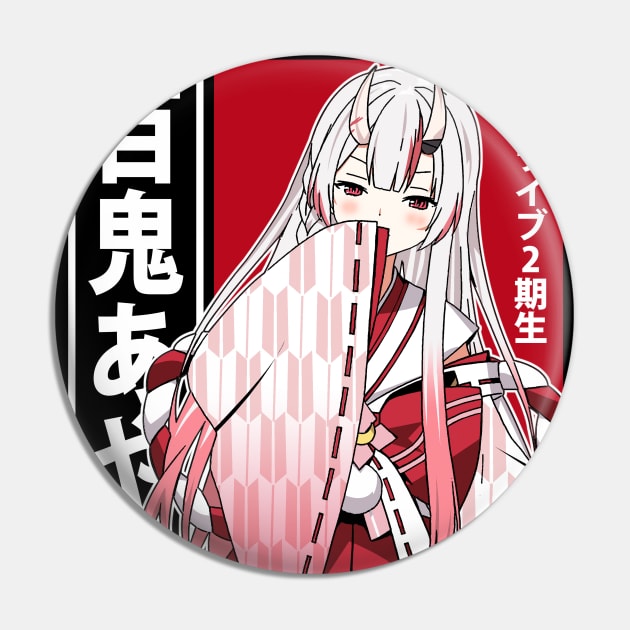 Nakiri Ayame Shrine Maiden Pin by UDTee92