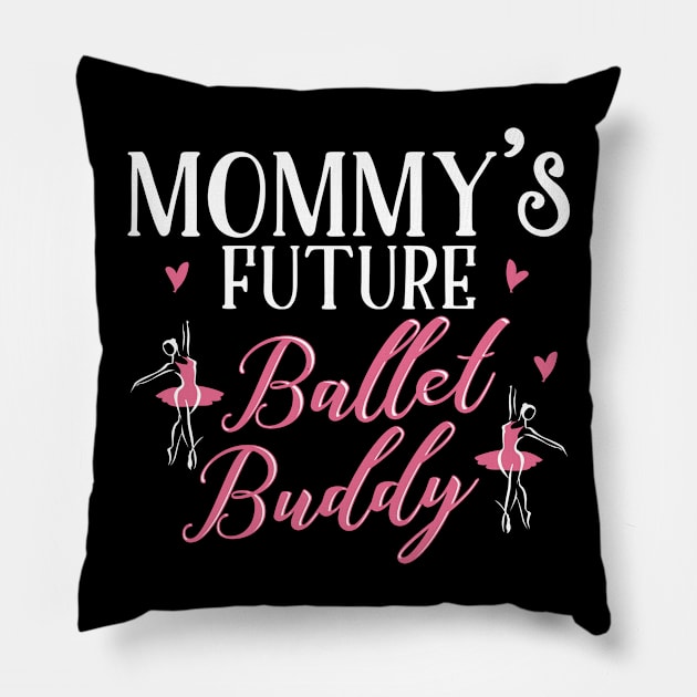 Ballet Mom Daughter Matching Gifts Pillow by KsuAnn