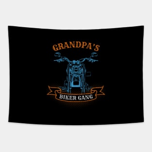 Grandpa's Biker Gang Father's Day Tapestry