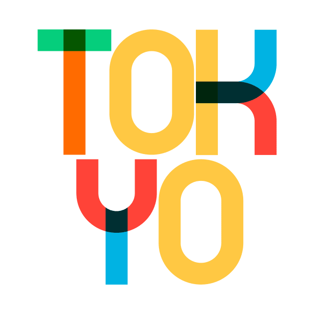 Tokyo Japan Pop Art Letters by Hashtagified