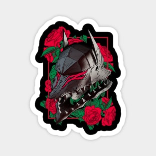 Floral x Berserker Helmet Red Version (Alternate) Magnet