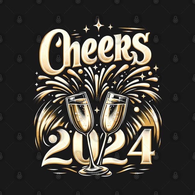 Cheers 2024! - New Year by Neon Galaxia