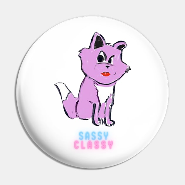 Sassy but Classy Pin by Mermaid Cosmetics