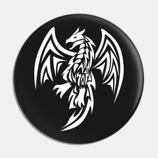 Dragon Tribal Tattoo Pin