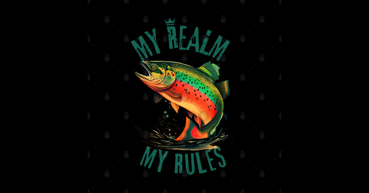 Fishing with norm, fish realm Fishing Is My Hobby Sticker TeePublic