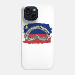 Philippine Flag Tribal line Art / Baybayin word BA Phone Case
