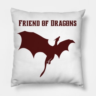 Dragon Fantasy Art | Friend of Dragons | Flying Dragon Pillow