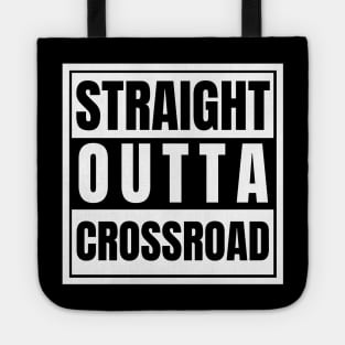 Straight Outta Crossroad Supernatural Demon Deal Crossroad Demon Hellhounds Souls Selling Soul Tote