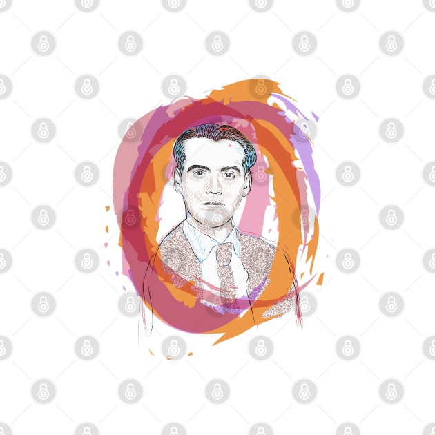 Portrait tribute to Federico García Lorca. by Slownessi