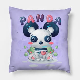 Sweet Baby Panda Pillow