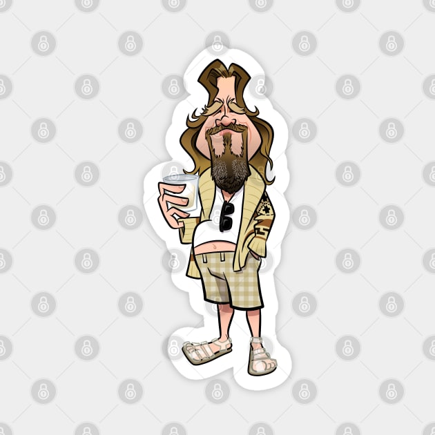The Dude Abides Magnet by binarygod