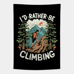 I'd Rather Be Climbing Tapestry