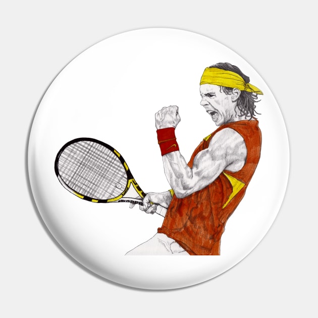 Tennis Nadal Pin by paulnelsonesch