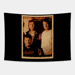 Moontan Memories Earring Band T-Shirts - Relive the Glory of Progressive Rock Fashion Tapestry