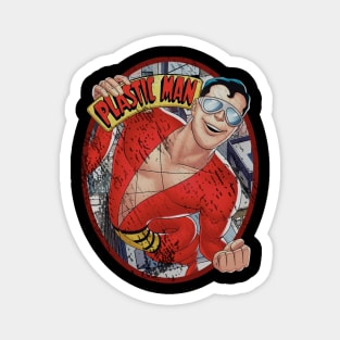 Retro Cartoon Man P Magnet