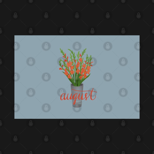 Bucket of Gladiolus for August by Peleegirl
