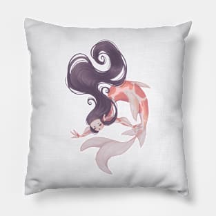 Koi Mermaid Pillow