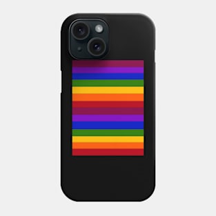 Rainbow stripes Phone Case