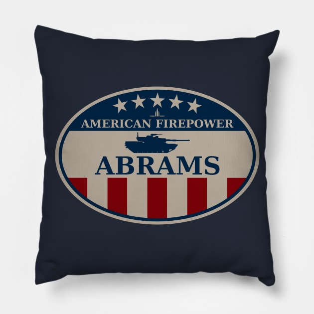 M1 Abrams Tank Pillow by TCP