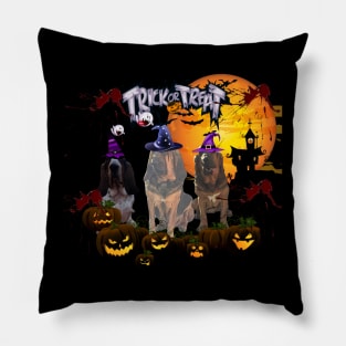 Bloodhound Halloween Trick or treat Pillow