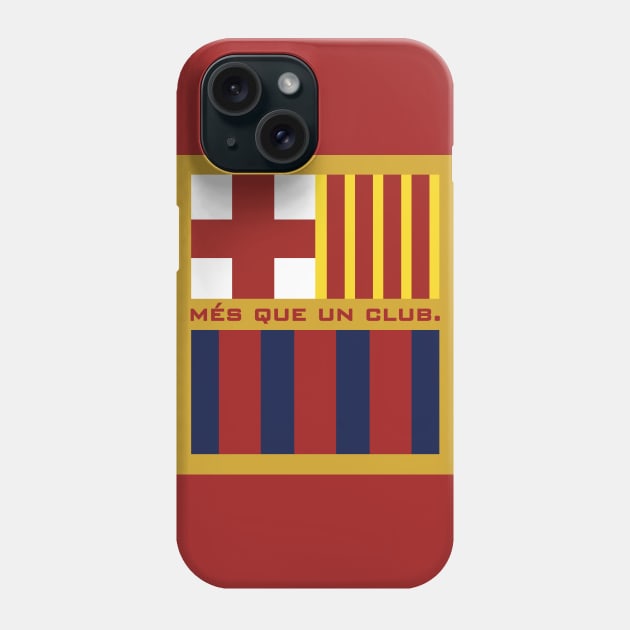 Barca cube Phone Case by Nagorniak