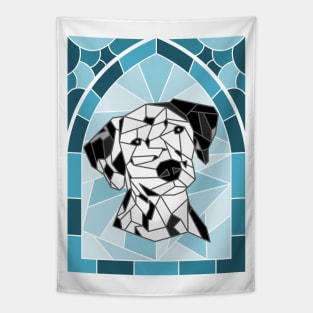 Stained Glass Dalmatian Tapestry