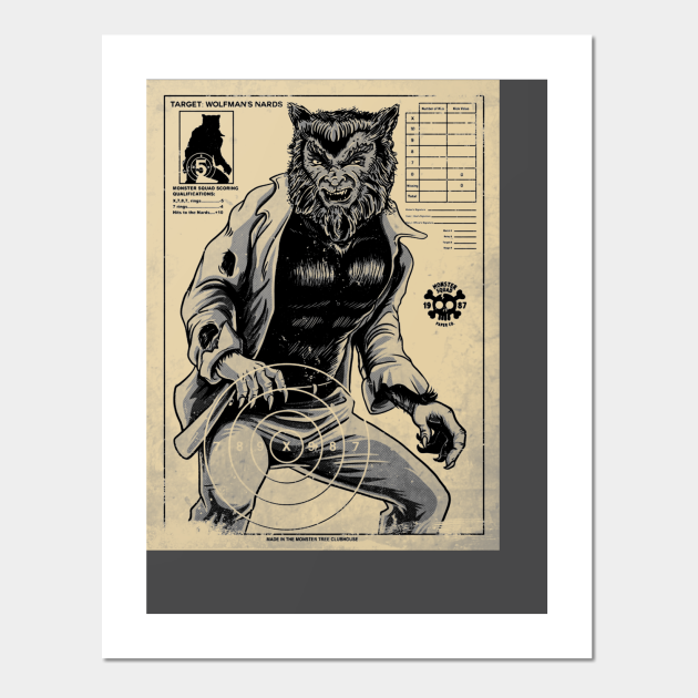 nard target monster posters and art prints teepublic