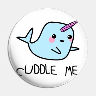 Unicorn whale - cuddle me Pin