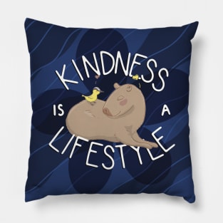 Kindness Capybara Pillow