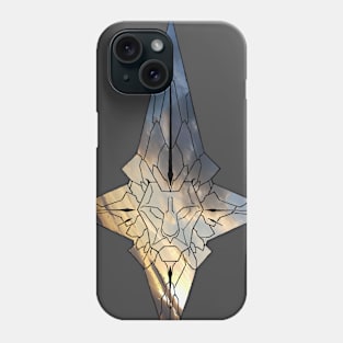 Lion crest - black outline Phone Case