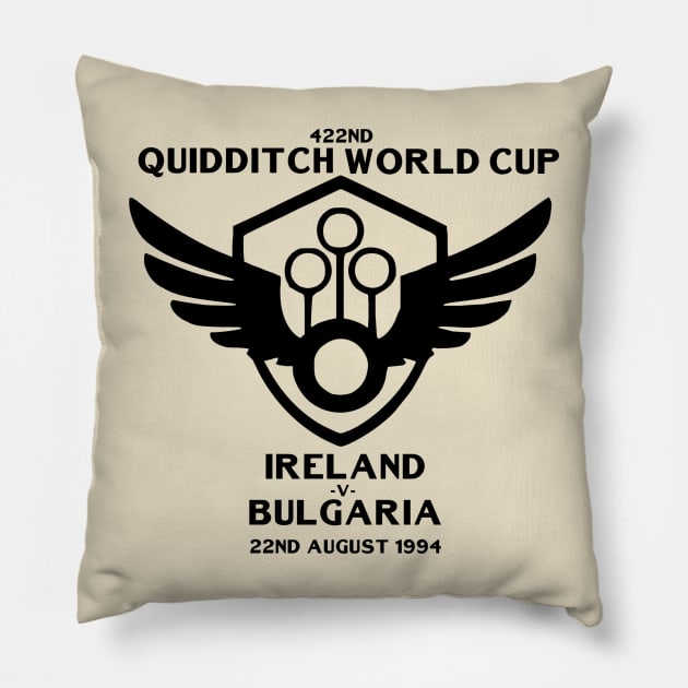 422nd Quidditch World Cup Pillow by SaraSmile416