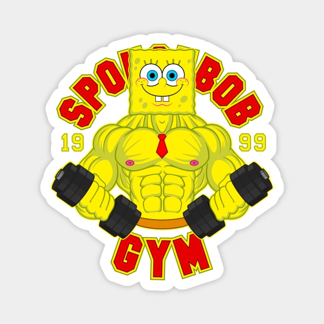 Spongebob Gym Magnet by Woah_Jonny