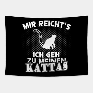 lustiger Katta Spruch Haustier Lemuren liebhaber Tapestry