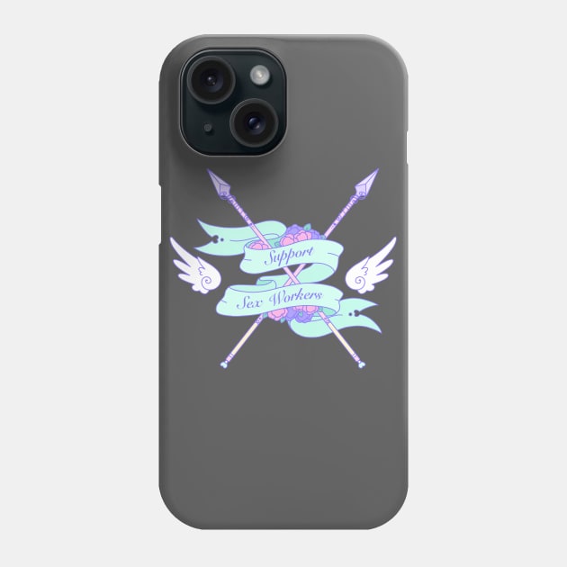 Support Sex Workers Phone Case by Cosmic Queers