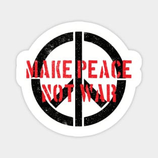 MAKE PEACE NOT WAR STENCIL Magnet