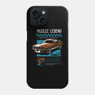 1967 Mustang Muscle Legend Phone Case