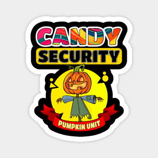 Halloween Candy Security - Jack o Lantern Magnet