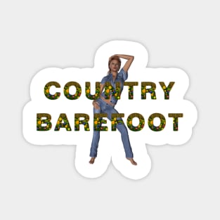 Country Barefoot Magnet