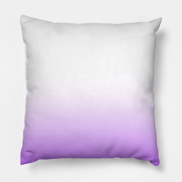 Purple Lavender Gradient Pillow by Lady Lilac
