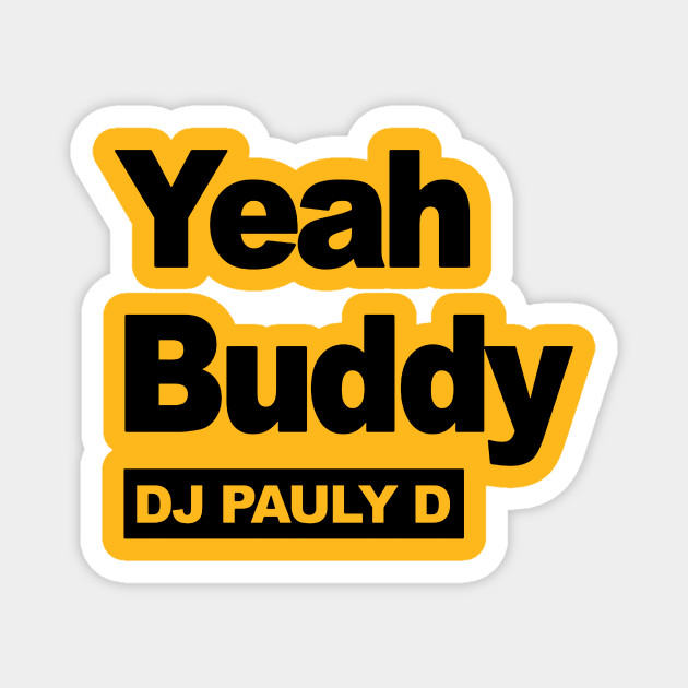Dj Pauly D Logo Christmas Yeah Buddy Jersey Shore Fun Magnet